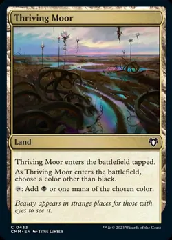 1x Thriving Moor - Foil MTG Commander Masters NM Magic Foil - Image 1