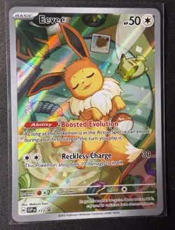POKEMON SVP EN-SV BLACK STAR PROMO 2025 #173 EEVEE PRISMATIC EVOLUTIONS ETB - Image 1