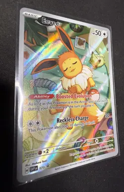 POKEMON SVP EN-SV BLACK STAR PROMO 2025 #173 EEVEE PRISMATIC EVOLUTIONS ETB - Image 2