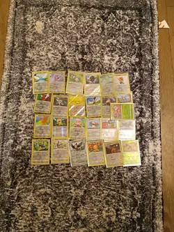 Pokemon Collectible Trading Card Lot - 25 Assorted Cards NM All Reverse Holos - Image 1
