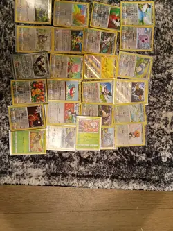 Pokemon Collectible Trading Card Lot - 25 Assorted Cards NM All Reverse Holos - Image 3