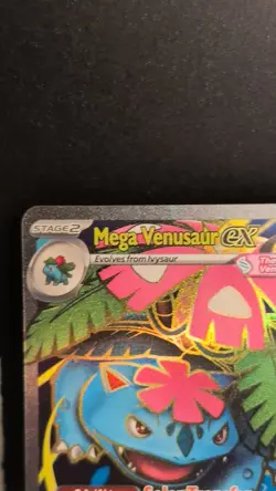 Mega Venusaur EX 155/132 Full Art Mega Evolution ME01 Near Mint NM Pokemon Card - Image 2