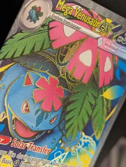 Mega Venusaur EX 155/132 Full Art Mega Evolution ME01 Near Mint NM Pokemon Card - Image 4
