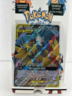HIDDEN FATES MOLTRES & ZAPDOS & ARTICUNO GX 66/68 POKEMON FULL ART ULTRA RARE NM - Image 1