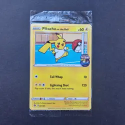 Pikachu On The Ball 001/005 - Pokemon Futsal - Black Star Promo Sealed - Image 1