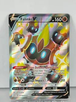 Pokemon - Falinks V - SV115/SV122 - Shining Fates: Shiny Vault - NM - Shiny - Image 1
