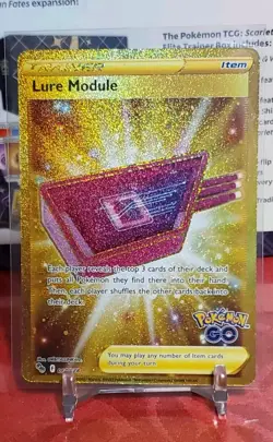 Pokemon TCG Lure Module Pokemon GO 088/078 Holo Secret Rare - Image 1