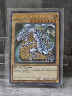 Yugioh Blue-Eyes White Dragon HAC1-EN001 1st Edition Duel Terminal Parallel - NM - Image 1