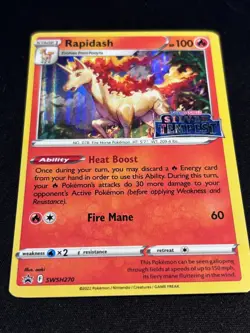 Rapidash - (Prerelease) SWSH270 SWSH: Sword & Shield Promo Cards Holo - NM - Image 4