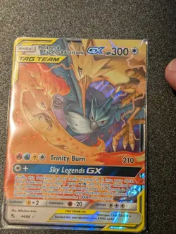 Moltres Zapados Articuno GX Hidden Fates Card 44/68 Promo Pokemon TCG From Box - Image 1
