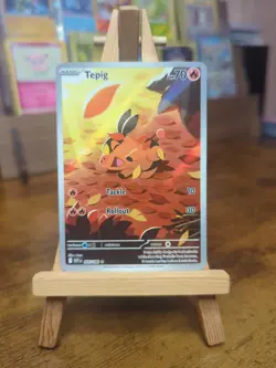 Tepig 096/086 Pignite 097/086 Emboar 098/086 AR Set White Flare Pokemon Card - Image 1