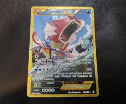 Gyarados EX 123/122 XY Breakpoint Gold Secret Rare Pokemon Card HP - Image 1