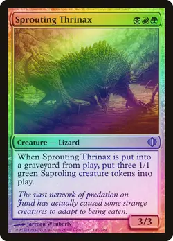 Sprouting Thrinax FOIL Shards of Alara NM Uncommon CARD ABUGames - Image 1