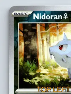 Basic Nidoran HP 60 Poison Horn Attack Rarity Blue Pokemon Card - Image 3