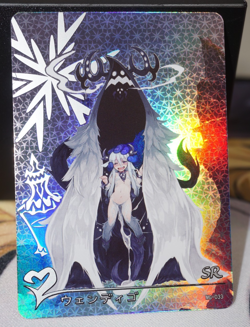 Wendigo Monster Girl Encyclopedia Goddess Story Waifu Card Foil SR MG-033 - Image 1