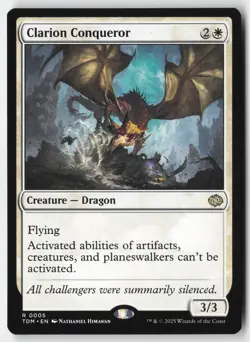 MTG - Clarion Conqueror R Tarkir: Dragonstorm 5 LP-NM - Image 1