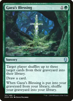Gaea's Blessing [Dominaria] Magic MTG - Image 1