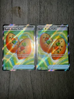 Buddy-Buddy Puffin 167/132 Mega Evolution Full Art Trainer Pokemon TCG Lot Of 2! - Image 1