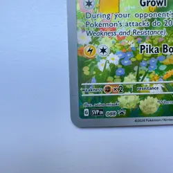 Pokemon Pikachu SVP088 Black Star Promo Paldea Adventure Chest Holo TCG NM - Image 4