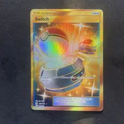 Switch (Secret) 160/149 SM Base Set Holo 2017 Pokemon Sun & Moon - Image 1