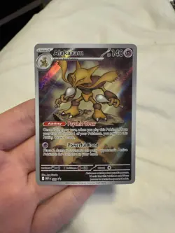 Alakazam MEP 009 Promo Mega Evolutions NM-MT In Hand Pokemon TCG - Image 1