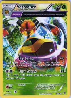 Vespiquen 11/98 Rare - Pokemon TCG XY: Ancient Origins - Reverse Holo (NM) - Image 1