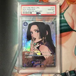 One Piece Trading Card Boa Hancock SR SP OP01-078 PSA10 Graded Rare Collectible - Image 1