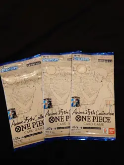 One Piece PSA10 Boa Hancock Alt Art Card with 3 Anime 25th Collection Packs - Image 3