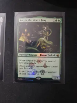 MTG Saryth, the Viper's Fang Innistrad: Midnight Hunt 197/277 Foil Promo LP Card - Image 1