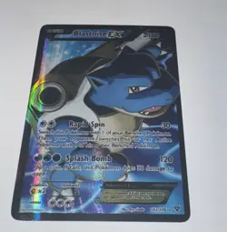 Blastoise EX Full Art XY Base Set 142/146 Pokemon Card Ultra Rare Holo - Image 1