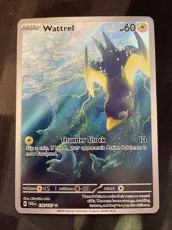 Wattrel 178/167 Sv06: Twilight Masquerade Holo Pokemon Card Electric Type - Image 1