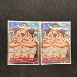 One Piece Trading Card Edward Newgate Parallel Near Mint Playable - Image 1