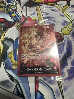 One Piece Portgas D Ace Leader Promo Trading Card - Image 1