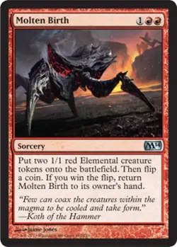 Molten Birth - Light Play MTG Magic 2014 Core Set - Image 1