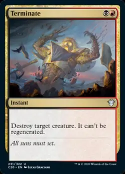 Terminate - Near Mint MTG Commander 2020 Ikoria - Image 1