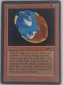 🧙Rukh Egg ARN Arabian Nights MTG (HP See Pics) - Image 3