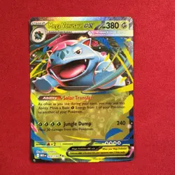Mega Venusaur ex 003/132 Double Rare Mega Evolution English Pokemon TCG - Image 1