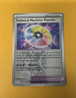 Trainer - Pokemon Tool- Technical Machine: Fluorite 188/191 Reverse Holo - Image 1