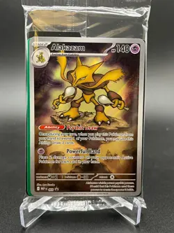 Alakazam 009 Black Star Promo Full Art - Pokemon Mega Evolutions ETB - Sealed - Image 1