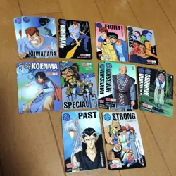 YuGiOh Trading Card Yu Yu Hakusho Carddass Normal 14 Rare Vintage - Image 3