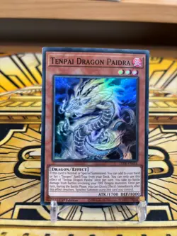 Yugioh Tenpai-Drache Paidra LEDE-EN016 Super Rare - Image 1