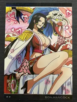 No.10-17 R Boa Hancock One Piece Wafer Card Bandai - Image 1