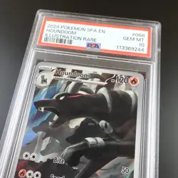 PSA 10 Houndoom 066/064 Shrouded Fable IR English Graded Pokemon Card - Image 2