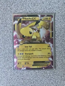 LP Pikachu EX XY84 XY Holo Promo Pokemon Card - Image 1
