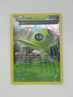 Celebi XY93 Black Star Promo Full Art Cosmos Holo Pokemon Card - Image 1