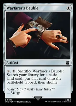 1x Wayfarer's Bauble - Surge Foil Light Play, English Universes Beyond: Doctor W - Image 1