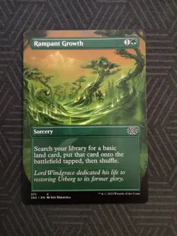 mtg rampant growth borderless double masters 2022 - Image 1