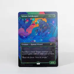 Sylvan Safekeeper (Galaxy Foil) Secret Lair Alien Auroras Magic the Gathering - Image 1