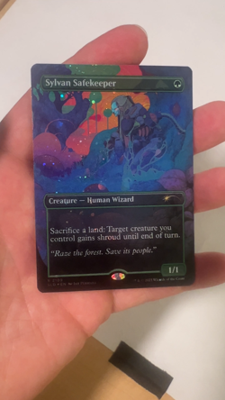 Sylvan Safekeeper (Galaxy Foil) Secret Lair Alien Auroras Magic the Gathering - Image 2