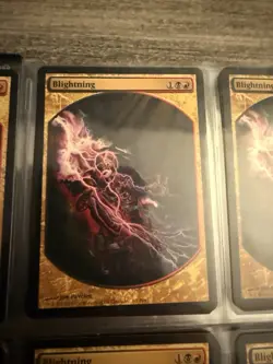 Blightning - Full ART - Promo - Textless - MTG - NM - Image 1
